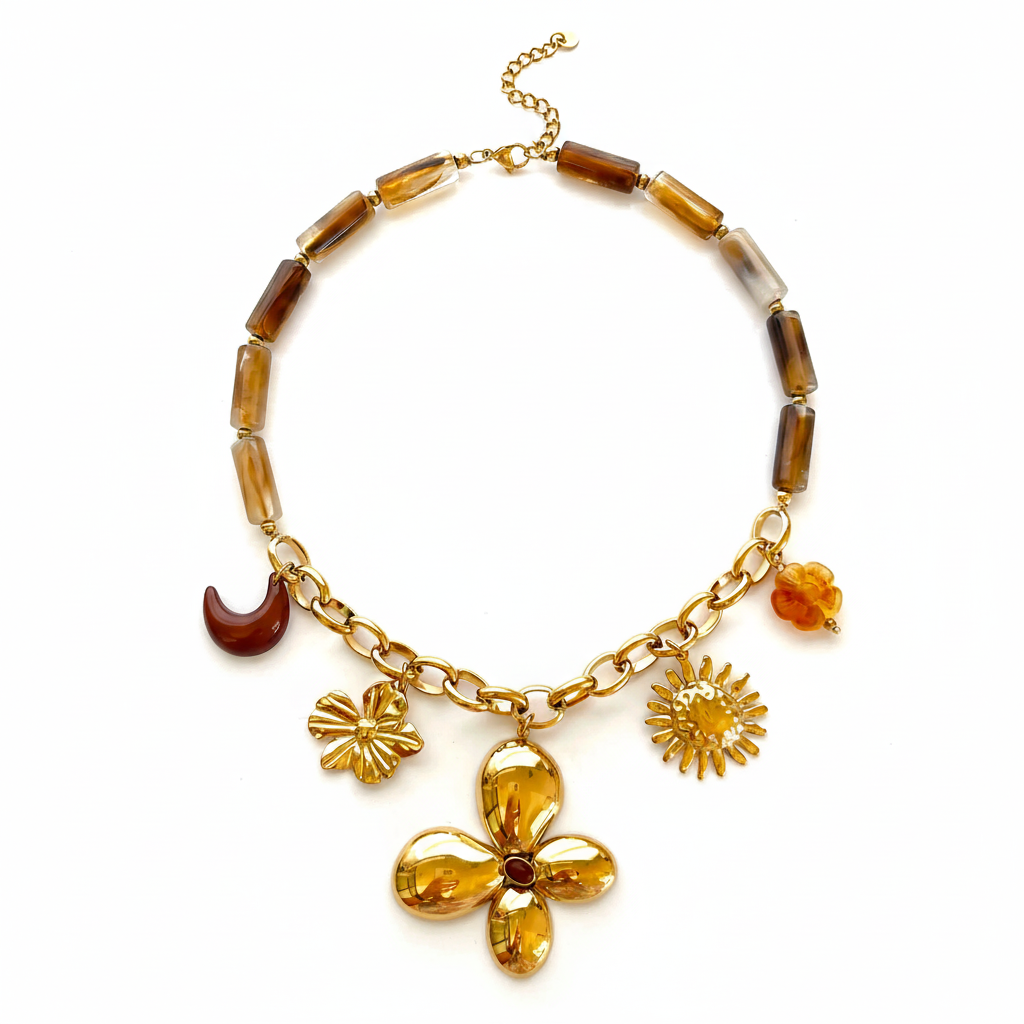 Collier Pendentif Vintage